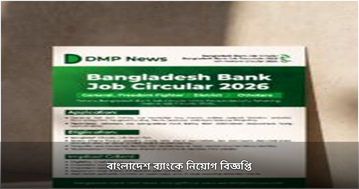 বাংলাদেশ ব্যাংকে নিয়োগ বিজ্ঞপ্তি প্রকাশ