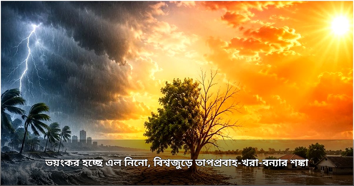 এল নিনোর প্রভাবে বিশ্বজুড়ে চরম আবহাওয়ার শঙ্কা