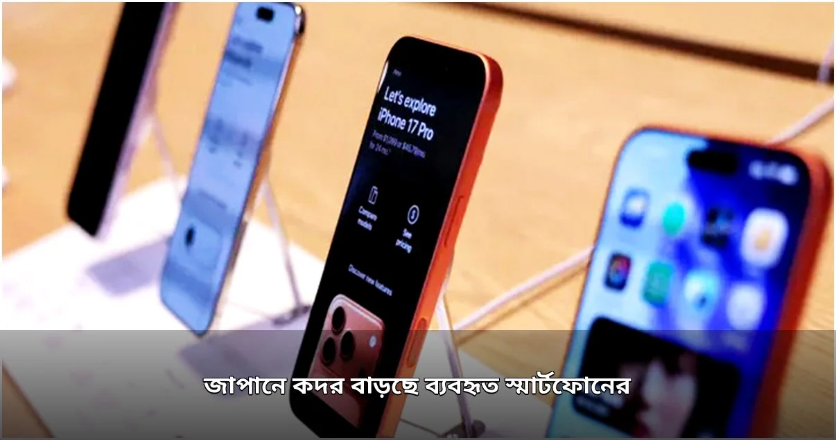 জাপানে পুরনো স্মার্টফোনের চাহিদা বাড়ছে