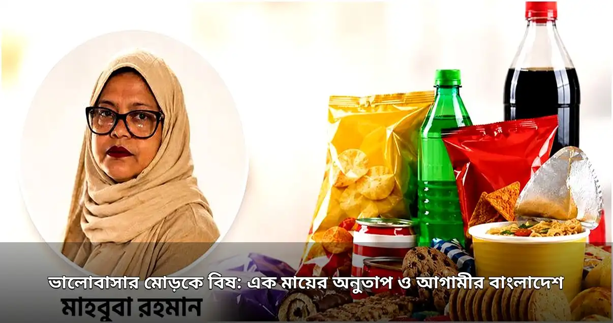 প্যাকেটজাত খাবার: এক মায়ের উপলব্ধি ও জনস্বাস্থ্য সংকট