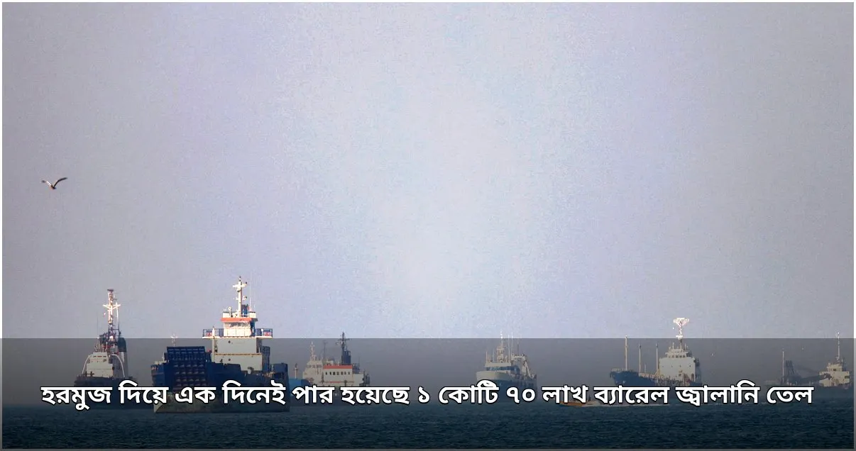 হরমুজ প্রণালিতে রেকর্ড পরিমাণ জ্বালানি তেল পরিবহন