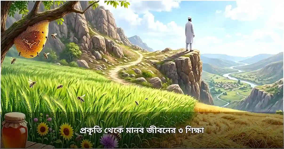 প্রকৃতির উপমায় মানব জীবনের গভীর শিক্ষা