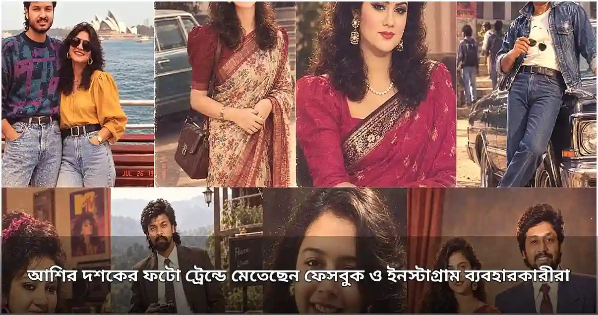 এআই ব্যবহার করে আশির দশকের ছবি তৈরিতে মেতেছেন সামাজিক যোগাযোগ মাধ্যম ব্যবহারকারীরা