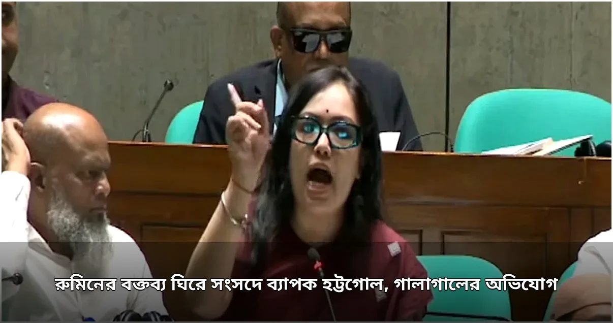সংসদে রুমিন ফারহানার বক্তব্য ঘিরে ব্যাপক হট্টগোল, গালাগালের অভিযোগ