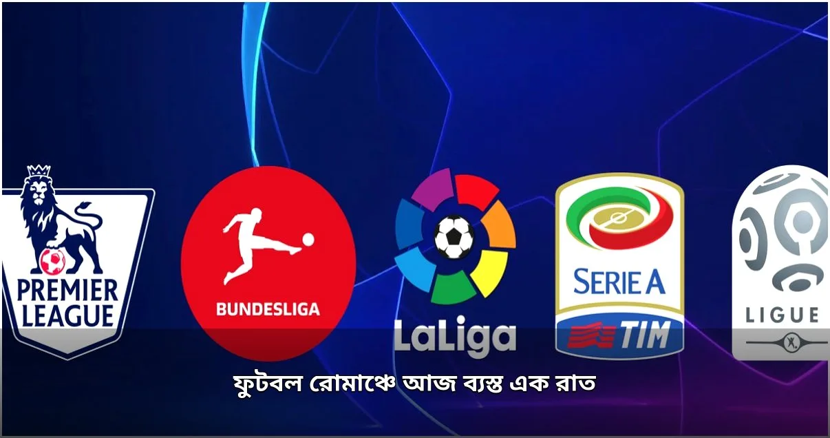 আজ রাতে ফুটবল, ক্রিকেট ও টেনিসের জমজমাট আয়োজন