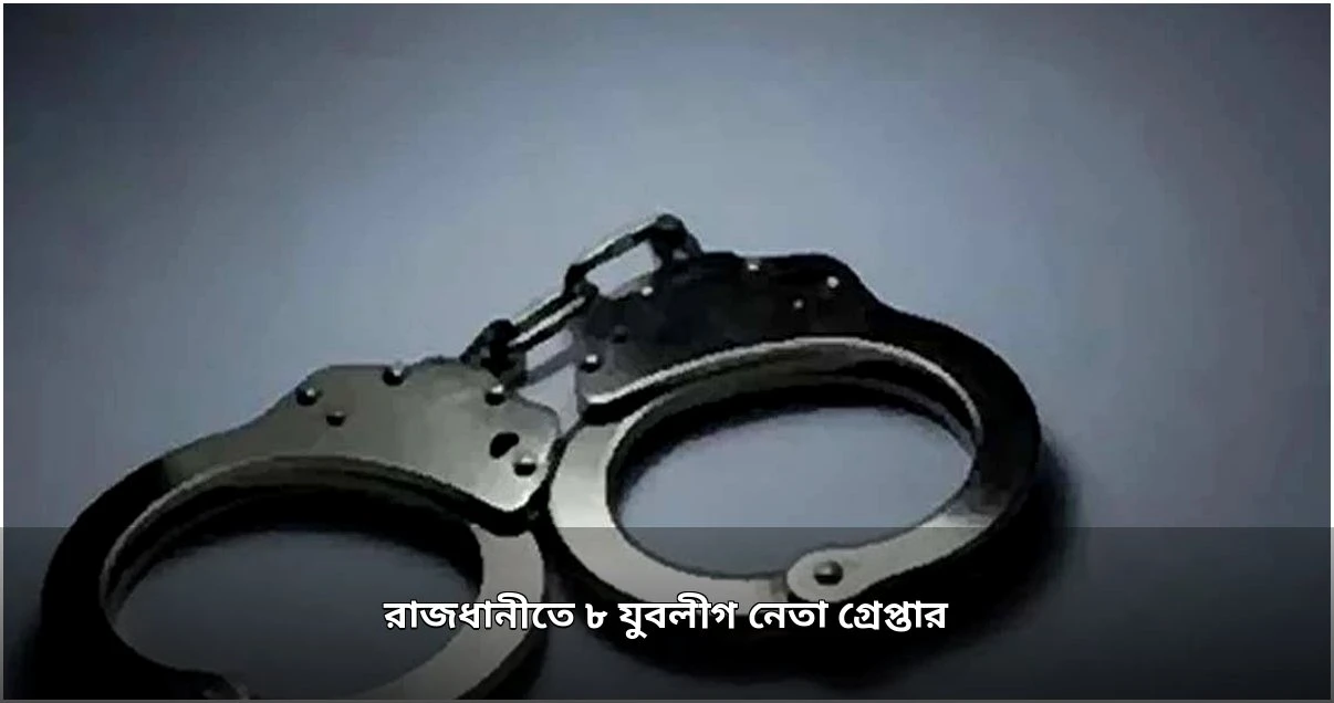 উত্তরখান থেকে আট যুবলীগ নেতা গ্রেপ্তার, ৪ দিনের রিমান্ড