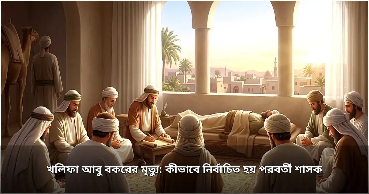 খলিফা আবু বকরের ইন্তেকাল এবং পরবর্তী নেতৃত্ব নির্বাচন প্রক্রিয়া