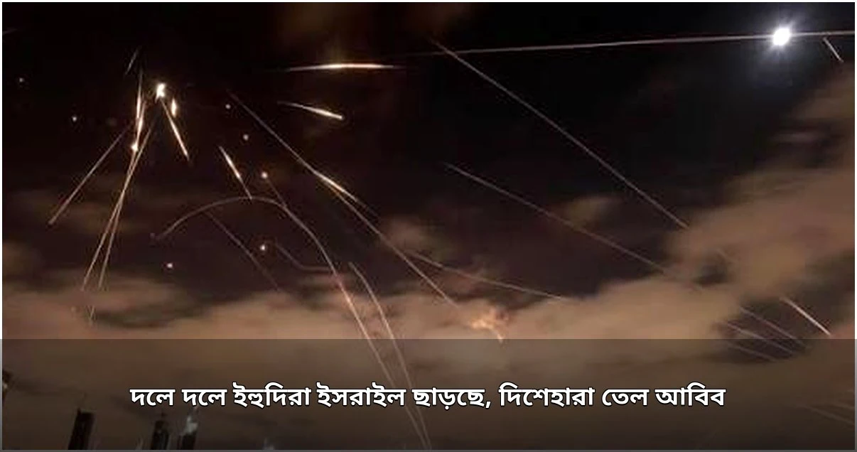 ইহুদি নাগরিকদের ইসরাইল ত্যাগের হার বৃদ্ধি, তেল আবিবের উদ্বেগ