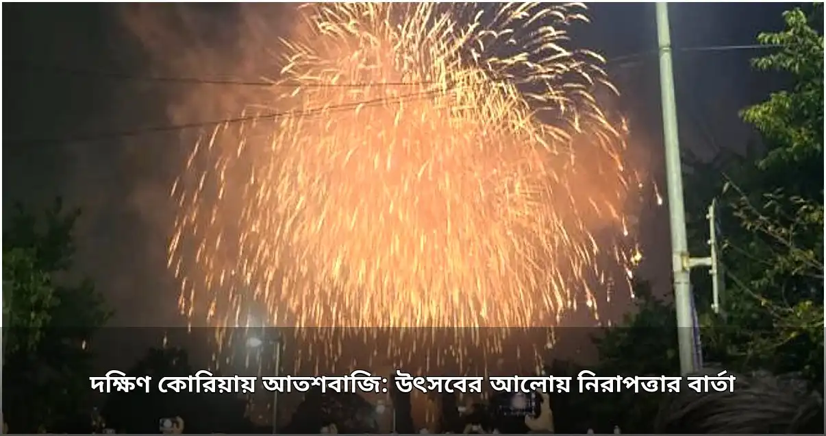 দক্ষিণ কোরিয়ায় আতশবাজি উৎসব ও নিরাপত্তা বিধি