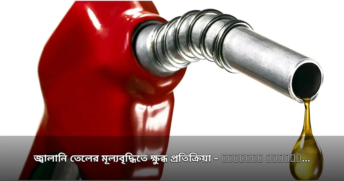 রাজনৈতিক দলগুলোর ক্ষুব্ধ প্রতিক্রিয়া, জ্বালানি তেলের দাম বৃদ্ধি