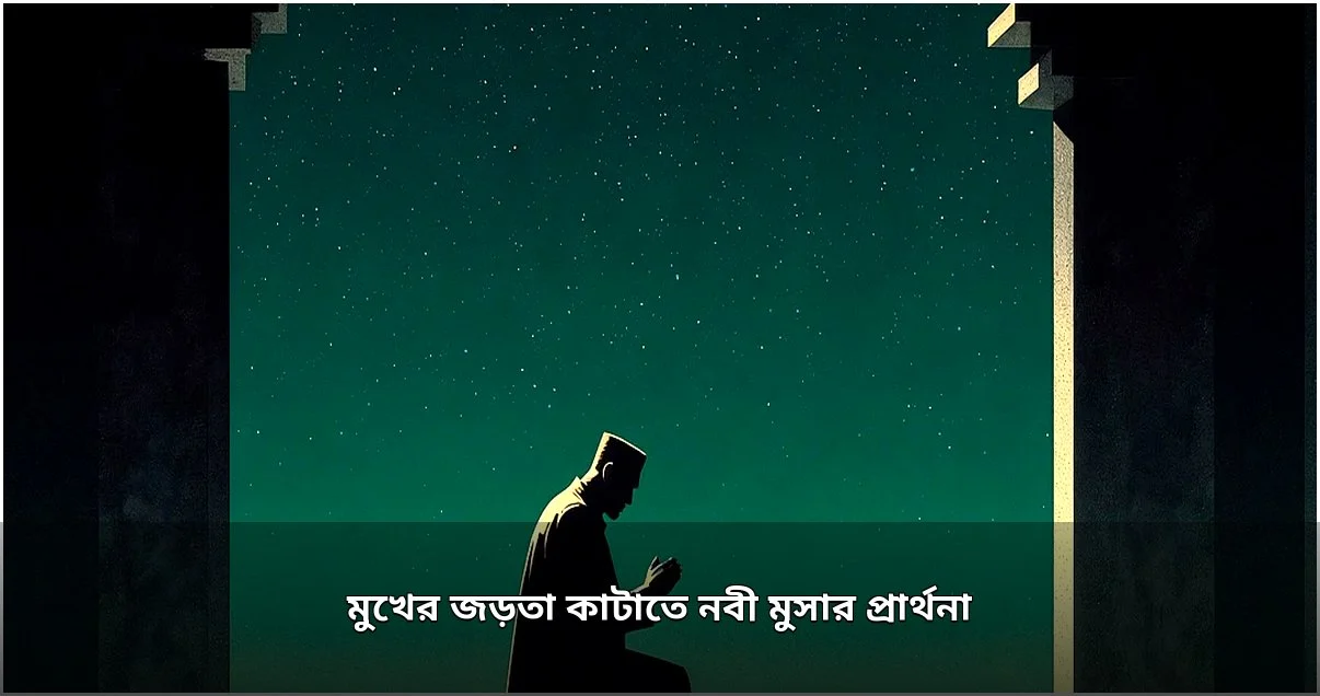 নবী মুসার মুখে জড়তা কাটানোর প্রার্থনা: প্রেক্ষাপট ও তাৎপর্য